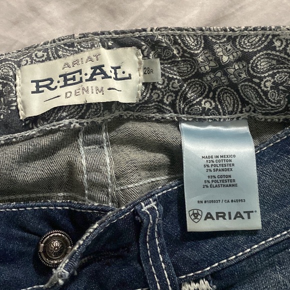 Ariat Flare boot jeans, dark blue denim - Picture 3 of 6